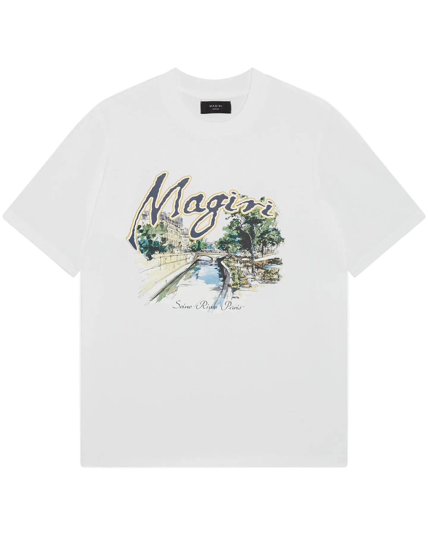 MAGIRI Seine River Printed White T-Shirt